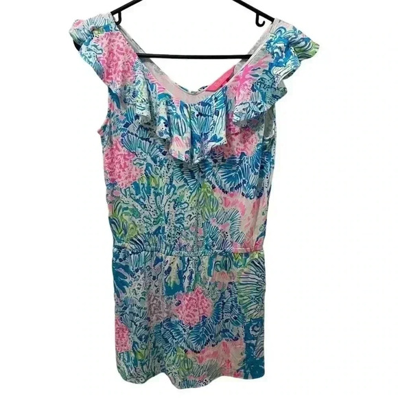 Lilly Pulitzer Alessa Romper - Picture 2 of 5